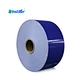 Etiqueta autoadhesiva de vinilo resistente al agua, rollo de pegatina autoadhesiva de PVC azul, adhesivo fuerte